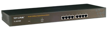 8-port Gigabit Switch, 8 10/100/1000M RJ45 ports. TP-Link - TL-S